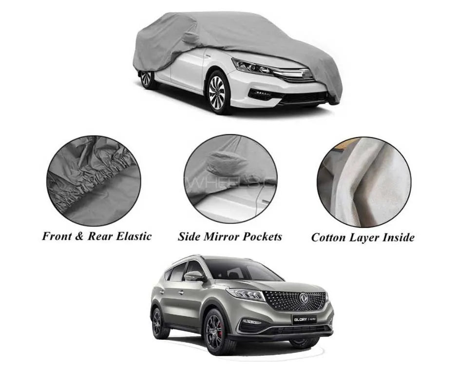 DFSK Glory 580 Non Woven Anti Scratchproof Waterproof Car Top Cover - Model 2020-2024